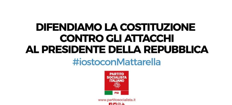 Governo. Nencini ai militanti Psi: presidi e manifestazioni per vicinanza al Capo dello Stato. #iostoconMattarella