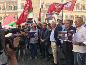 Maraio sit-in Roma