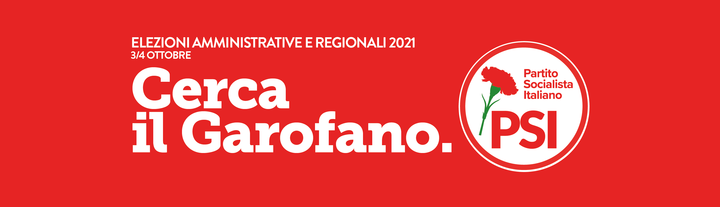 PSI Elezioni amministrative 2021 - Cerca il Girasole